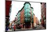 Street Intersection in Boston Historical North End-elenathewise-Mounted Photographic Print