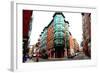 Street Intersection in Boston Historical North End-elenathewise-Framed Photographic Print