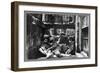 Street Kids Huddle Together on Mulberry Street-null-Framed Art Print