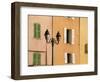 Street Lamp and Windows, St. Tropez, Cote d'Azur, Provence, France, Europe-John Miller-Framed Photographic Print