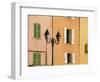 Street Lamp and Windows, St. Tropez, Cote d'Azur, Provence, France, Europe-John Miller-Framed Photographic Print