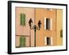 Street Lamp and Windows, St. Tropez, Cote d'Azur, Provence, France, Europe-John Miller-Framed Photographic Print