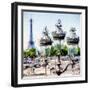 Street Lamp - In the Style of Oil Painting-Philippe Hugonnard-Framed Giclee Print