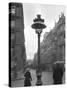 Street Lamp with a Lampshade, Paris, 1915-Jacques Moreau-Stretched Canvas