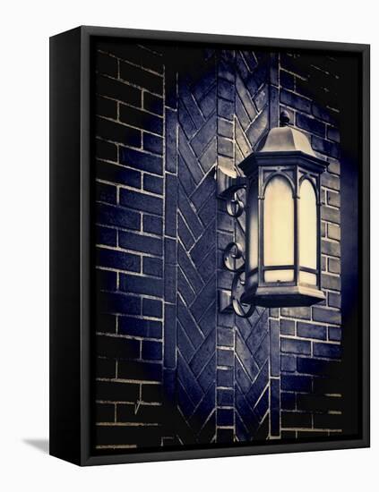 Street Lamp-Mindy Sommers-Framed Stretched Canvas