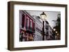 Street Lamps And Facades, Old San Juan, Pr-George Oze-Framed Photographic Print
