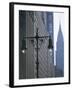 Street Lamps and the Empire State Building, Manhattan, New York City, New York, USA-David Lomax-Framed Photographic Print