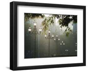 Street Lamps, Buenos Aires, Argentina, South America-Christian Kober-Framed Photographic Print