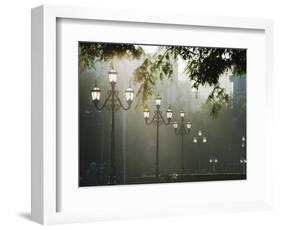 Street Lamps, Buenos Aires, Argentina, South America-Christian Kober-Framed Photographic Print