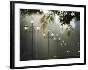 Street Lamps, Buenos Aires, Argentina, South America-Christian Kober-Framed Photographic Print