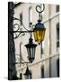 Street Lamps in Old Town, Annecy, French Alps, Savoie, Chambery, France-Walter Bibikow-Stretched Canvas