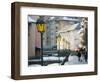 Street Lamps in Old Town, Annecy, French Alps, Savoie, Chambery, France-Walter Bibikow-Framed Photographic Print