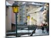 Street Lamps in Old Town, Annecy, French Alps, Savoie, Chambery, France-Walter Bibikow-Mounted Photographic Print