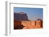 Street leading to desert, Rum Village, Wadi Rum, Jordan-null-Framed Photographic Print