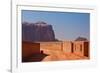 Street leading to desert, Rum Village, Wadi Rum, Jordan-null-Framed Photographic Print