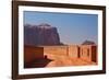 Street leading to desert, Rum Village, Wadi Rum, Jordan-null-Framed Photographic Print