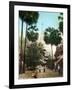 Street Leading Towards the Shwedagon Pagoda, Rangoon, Burma, Late 19th or Early 20th Century-null-Framed Giclee Print