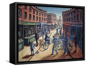 Street Life, 1995-PJ Crook-Framed Stretched Canvas