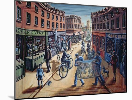 Street Life, 1995-PJ Crook-Mounted Giclee Print