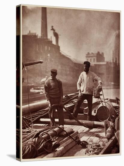 Street Life in London: Canal Workers-John Thomson-Stretched Canvas