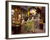 Street Life on Talaa Kbira in the Old Medina of Fes, Morocco-Julian Love-Framed Photographic Print