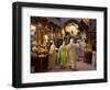 Street Life on Talaa Kbira in the Old Medina of Fes, Morocco-Julian Love-Framed Photographic Print