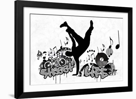 Street Life-Tom Frazier-Framed Giclee Print