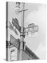 Street Light with Signs-null-Stretched Canvas