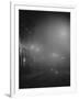 Street Lights in Fog-null-Framed Photographic Print