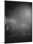 Street Lights in Fog-null-Mounted Photographic Print