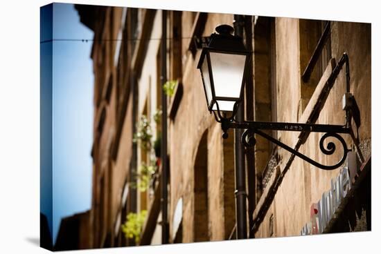 Street Lights in Lyon II-Erin Berzel-Stretched Canvas