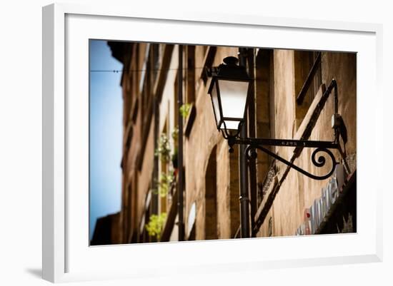 Street Lights in Lyon II-Erin Berzel-Framed Photographic Print