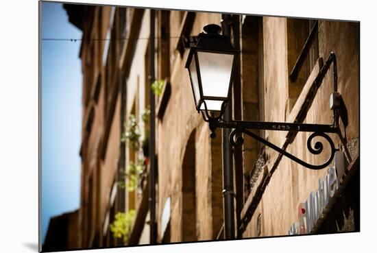 Street Lights in Lyon II-Erin Berzel-Mounted Photographic Print