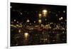 Street Lights in the Night, Abstract, Paris, France-Skaya-Framed Photographic Print