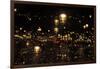 Street Lights in the Night, Abstract, Paris, France-Skaya-Framed Photographic Print