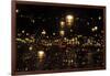 Street Lights in the Night, Abstract, Paris, France-Skaya-Framed Photographic Print