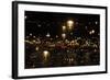 Street Lights in the Night, Abstract, Paris, France-Skaya-Framed Photographic Print