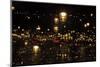 Street Lights in the Night, Abstract, Paris, France-Skaya-Mounted Photographic Print