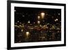 Street Lights in the Night, Abstract, Paris, France-Skaya-Framed Photographic Print