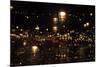 Street Lights in the Night, Abstract, Paris, France-Skaya-Mounted Photographic Print