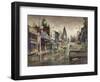 Street Lights-LaVere Hutchings-Framed Giclee Print