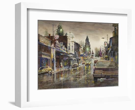 Street Lights-LaVere Hutchings-Framed Giclee Print