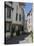 Street Lined with Hollyhocks, St. Martin-De-Re, Ile De Re Charente-Maritime, France, Europe-Peter Richardson-Stretched Canvas