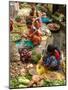 Street Market at Matiari, West Bengal, India-null-Mounted Photographic Print