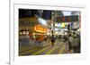 Street Market at Night, Mongkok, Kowloon, Hong Kong, China-Charles Bowman-Framed Photographic Print