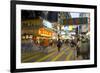 Street Market at Night, Mongkok, Kowloon, Hong Kong, China-Charles Bowman-Framed Photographic Print