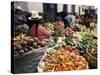 Street Market, Cuzco, Peru, South America-Charles Bowman-Stretched Canvas