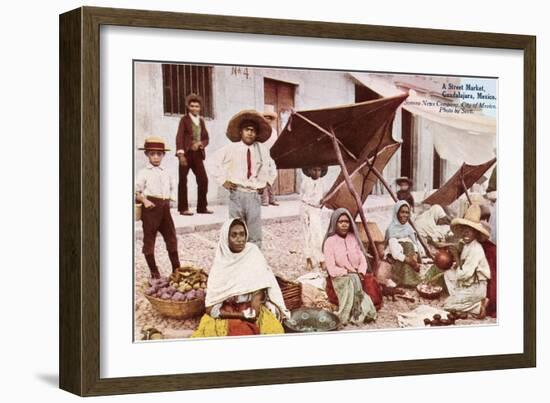 Street Market, Guadalajara, Mexico-null-Framed Art Print