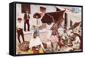Street Market, Guadalajara, Mexico-null-Framed Stretched Canvas