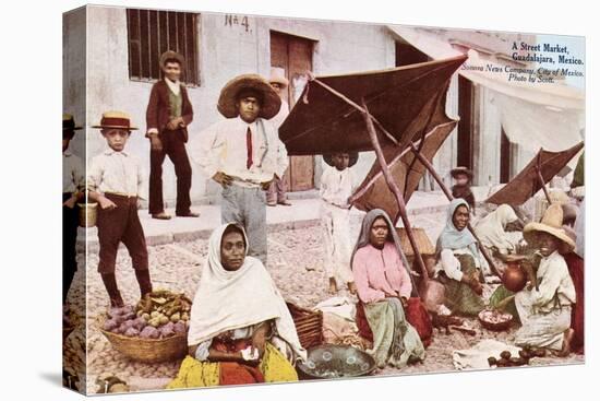 Street Market, Guadalajara, Mexico-null-Stretched Canvas